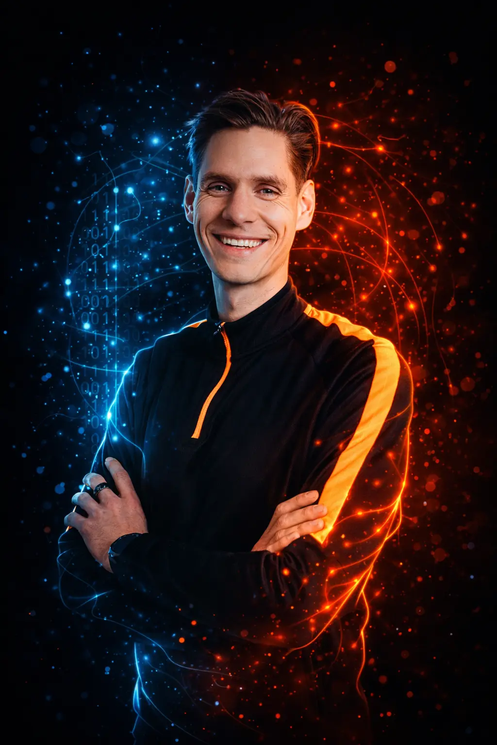 Thuróczy Bertalan, marathon runner and co-host